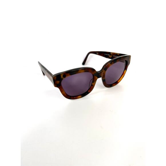 Ace & Tate Harper On the Rocks Round Tortoise Shell Sunglasses 54 21 145 - Picture 15 of 16